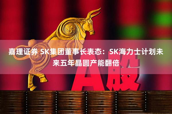 嘉理证券 SK集团董事长表态：SK海力士计划未来五年晶圆产能翻倍